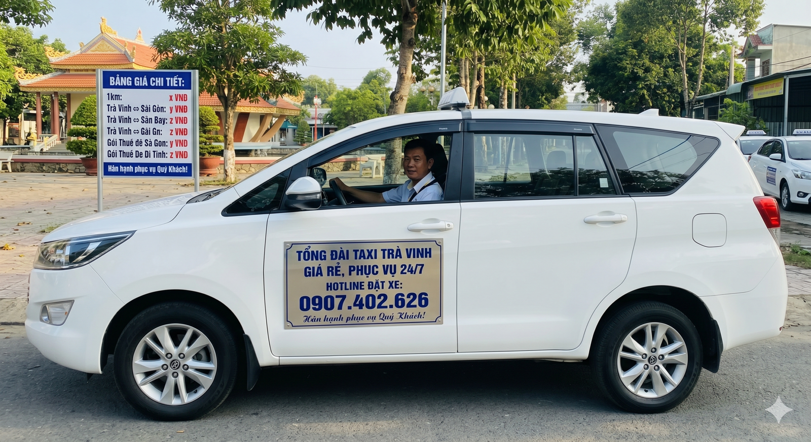 tổng đài taxi trà vinh giá rẻ